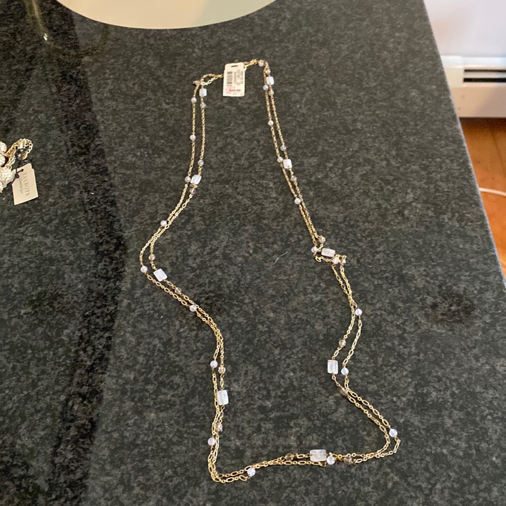 Talbots double strand necklace